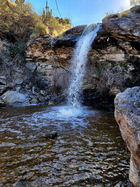 Bridal Wreath Falls early 2023.