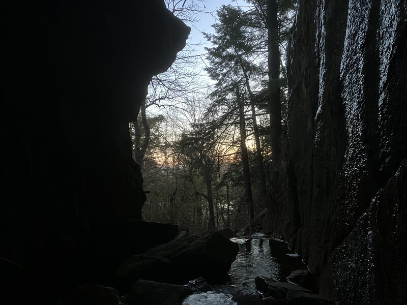 Sunrise, from the eye of the needle.