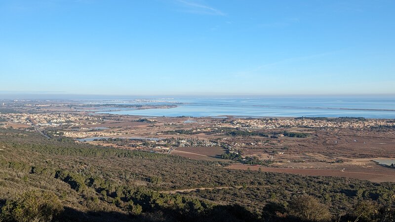 Mediterranean from viewpoint.