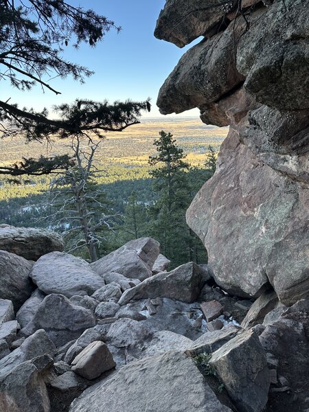 First flatiron trail.