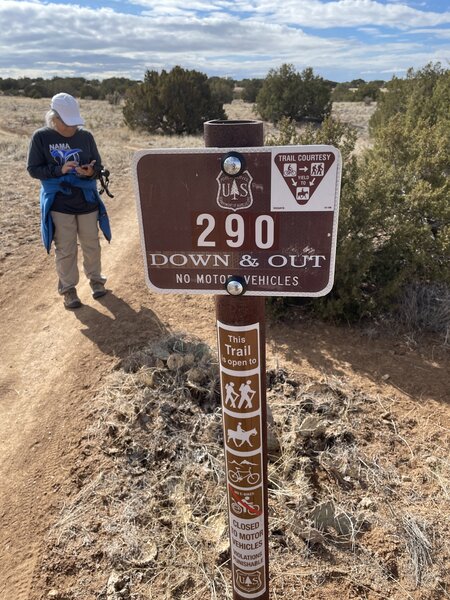 Trail sign