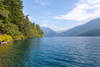 The Lake Crescent shoreline along the Spruce Railroad Trail.