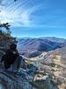 View from the top of the Seneca Rocks trail in February.