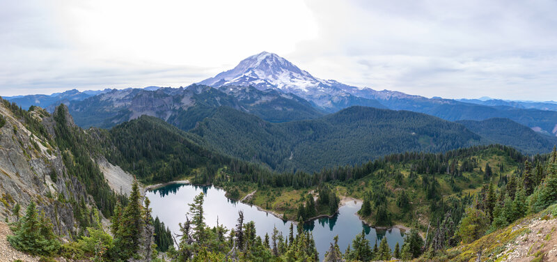 Mount Rainier and Eunice Lake