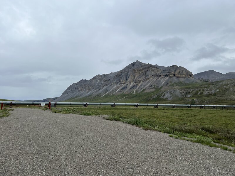 This is the pipeline access road