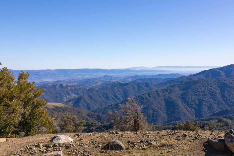 View south from Mount Umunhum.