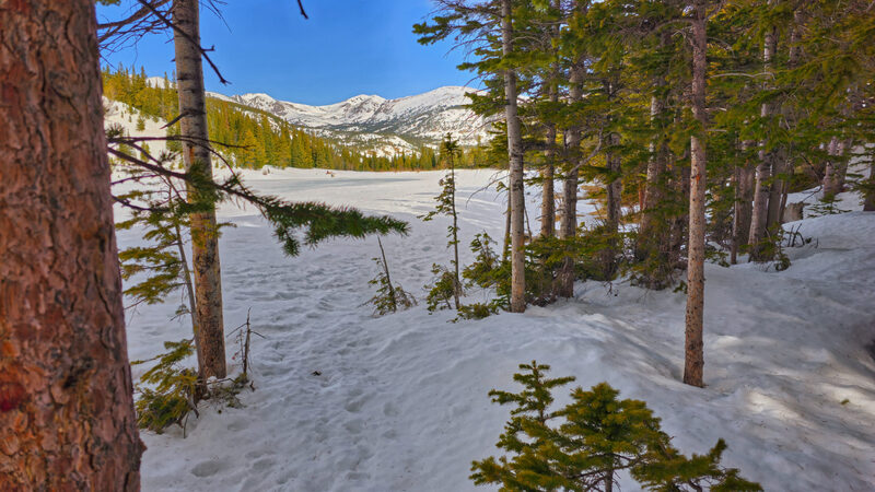 View of Lost Lake from the south shore.