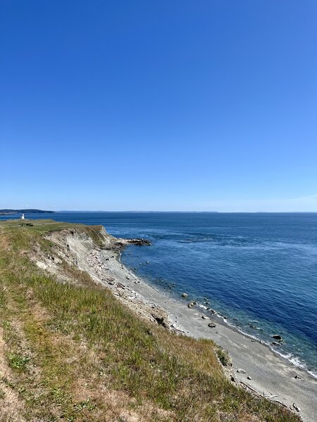 Cattle Point Lighthouse from a distance.