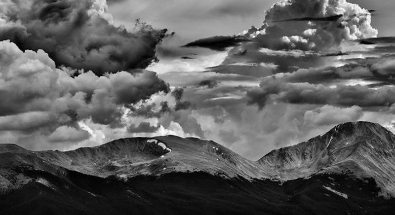 Hope Pass as seen from near Leadville