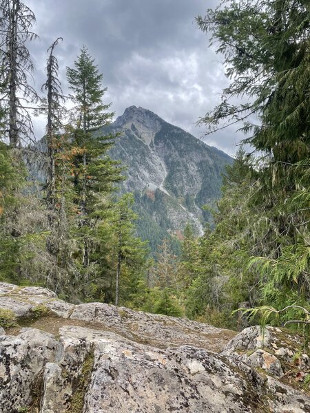 End of trail at Barlow Point looking East  toward Sheep Mountain 9/23/22.