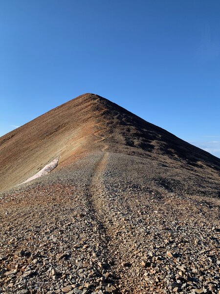 Switchbacks to the summit of Red Cloud.