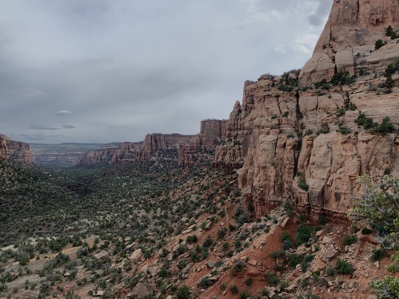 Overlook of Devils Canyon (D3) from the D1 trail