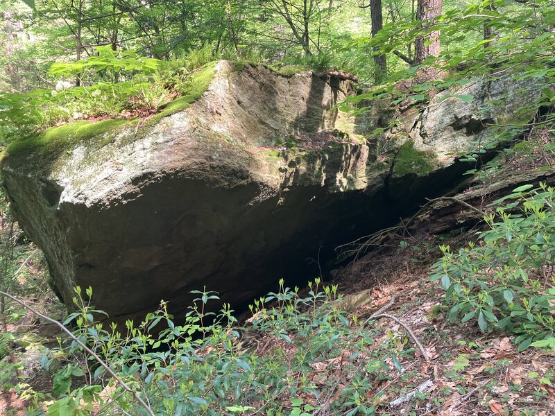 Cave, just above Roaring Brook Gorge.