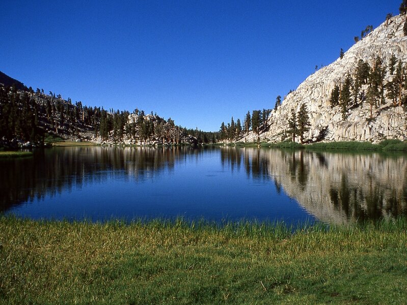 Soldier Lake in the Rock Creek drainage.