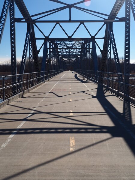 The Old Cedar Avenue Bridge has been repurposed as a biking and hiking trail.