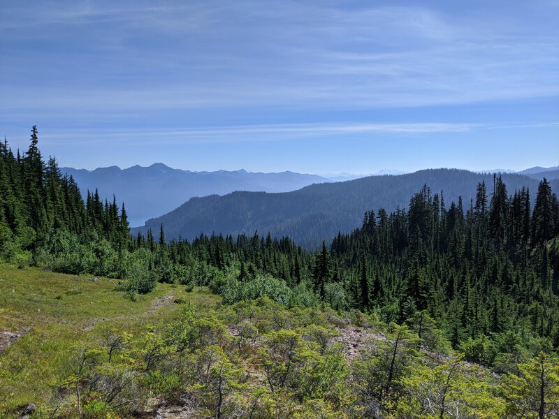 Looking East towards Baker Lake.