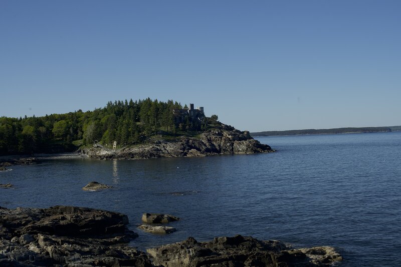 View of the Maine Coast at the end of the Anemone Cave Trail.