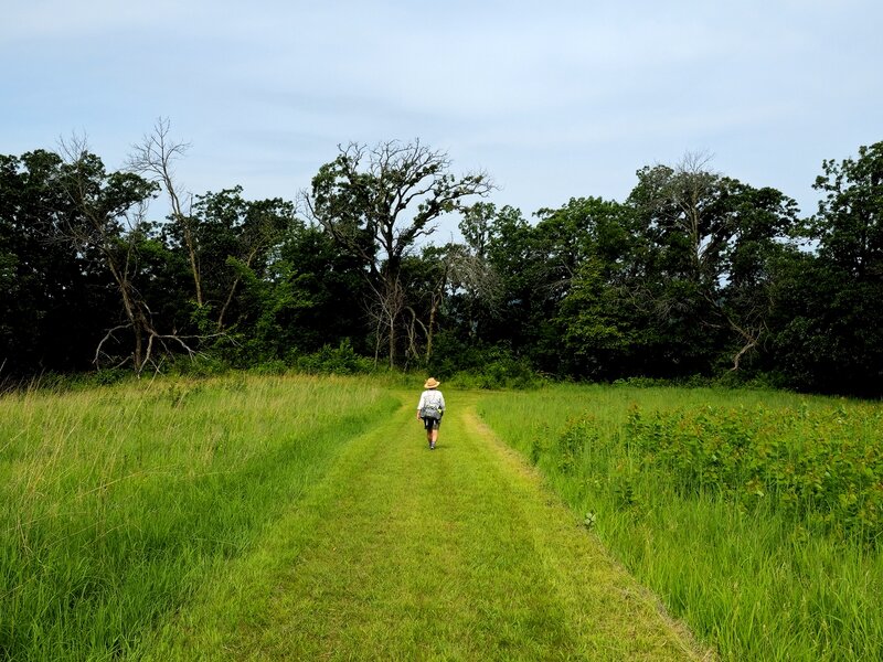 Coming to the end of the main trail.