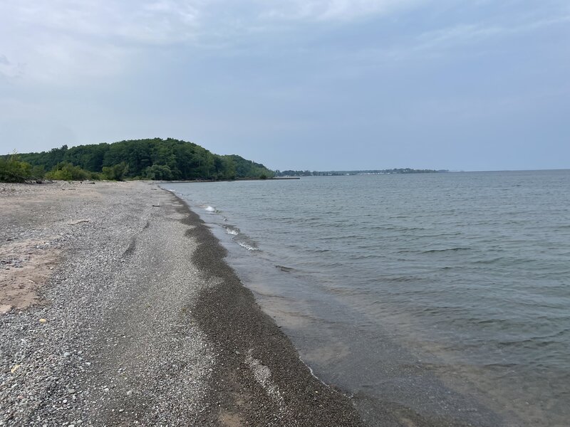 East end of "beach" section looking west.