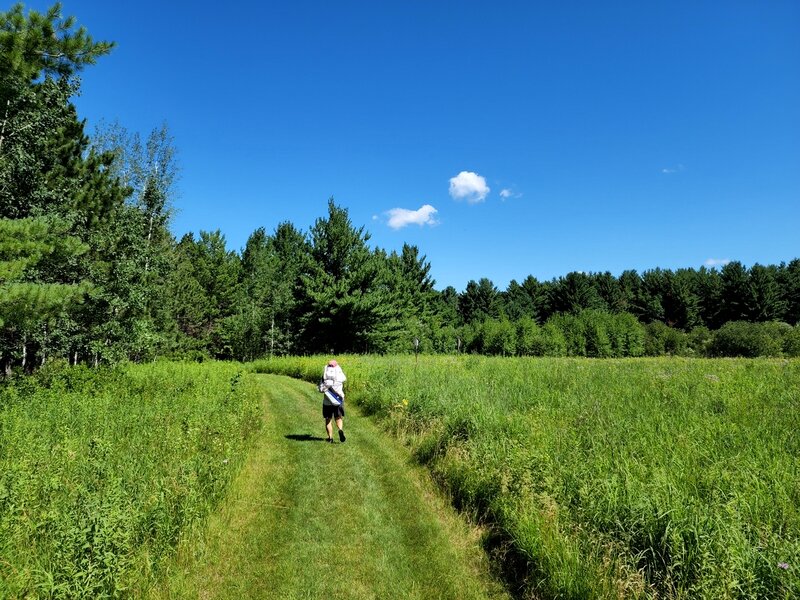 Near the meadow where Lindbergh landed in 1923.