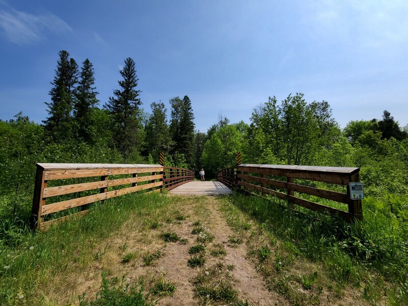 The other bridge over Silver Creek.