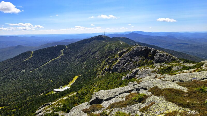 Looking South from Mount Mansfield.