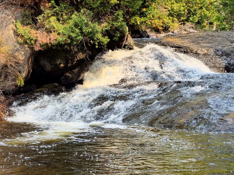 A cascade in the upper river.