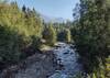 Swift Creek, with Rocky Mountains in the distance to the northeast.