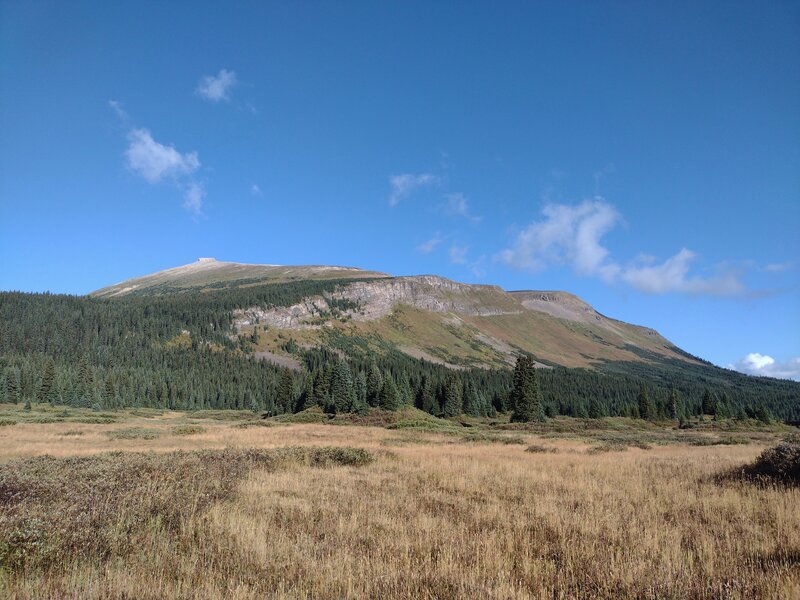 Casket Mountain, 7,320 ft. View from the south.