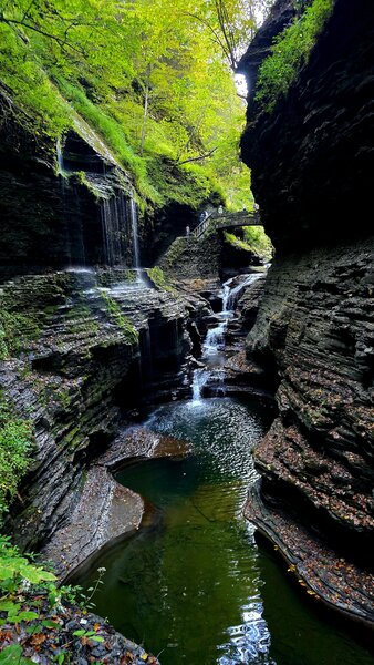 Rainbow Falls and Triple Cascade Falls