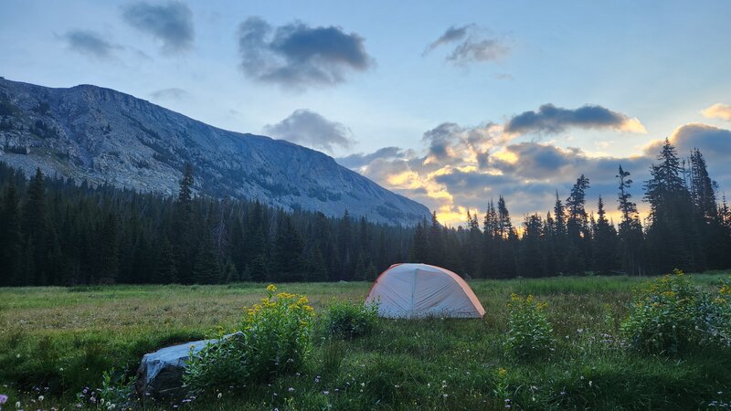 Early morning sunrise at Medicine Cabin Park.