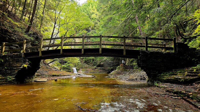 Buttermilk Falls Gorge.