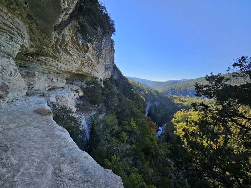 The Buffalo River from the Goat Trail on Big Bluff