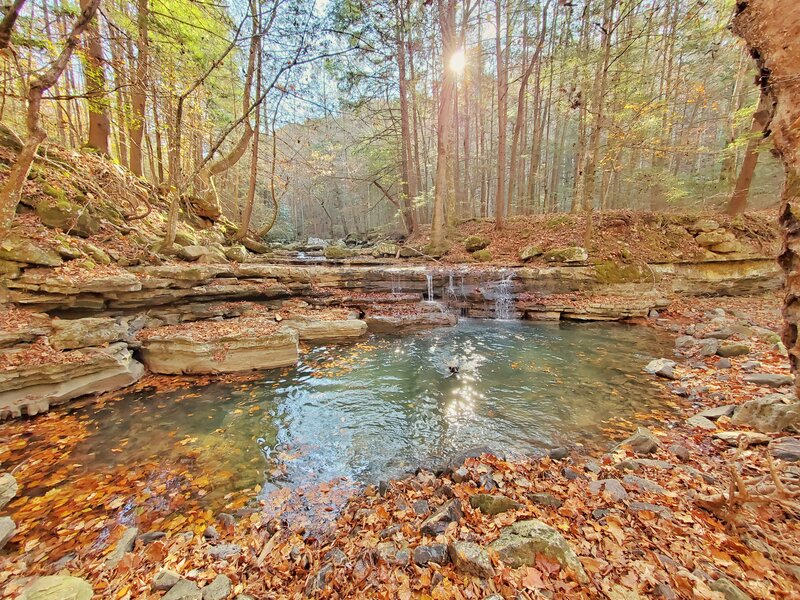 Hemlock Falls in autumn.