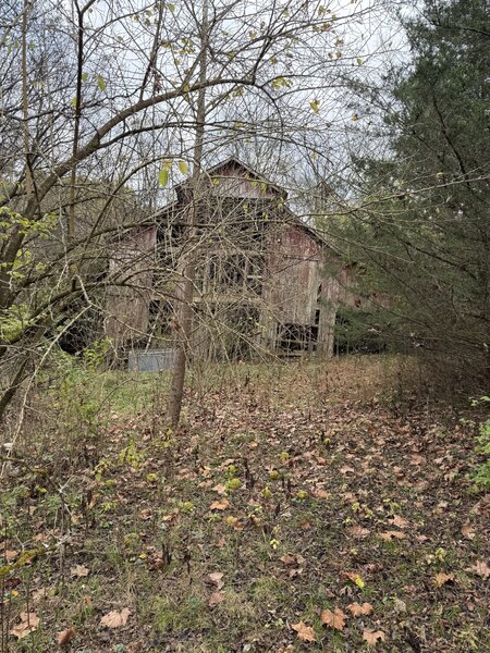 Abandoned barn off Heartbeat Trail.