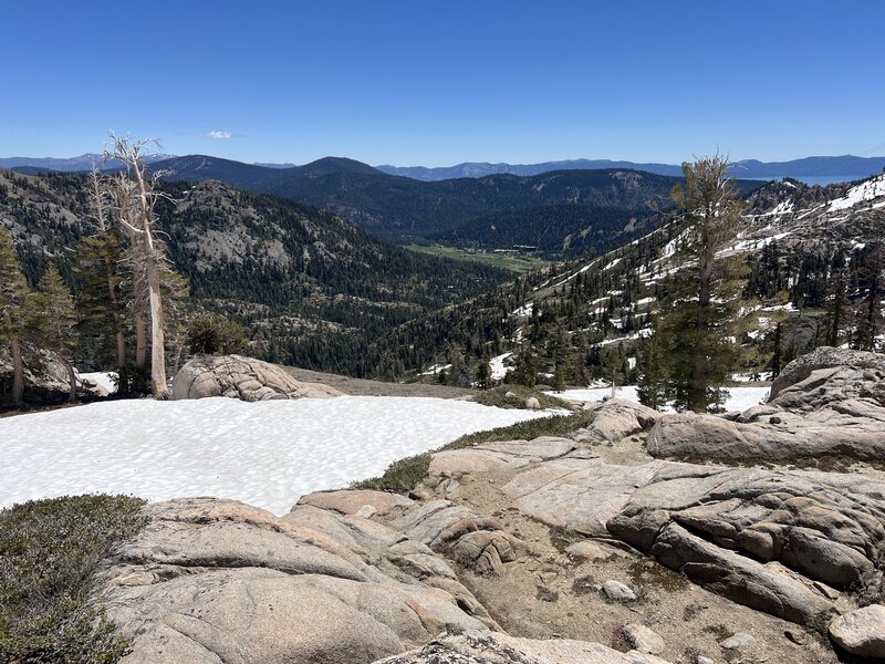 View out towards Olympic Valley.