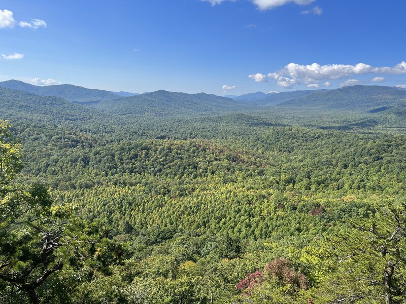 View from Pilot Rock Trail in early Autumn