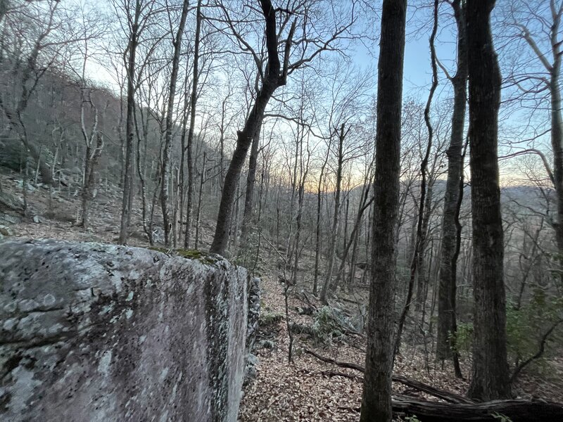 Early morning on the trail