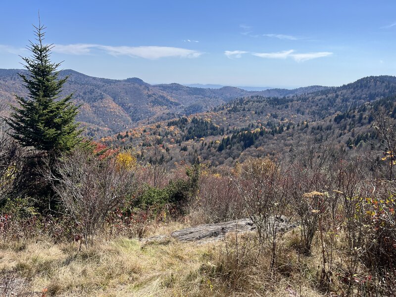 Mid autumn view from Green Knob.