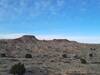 Looking back up at the mesa as we descended on the Ladrones portion of the trail at Sevilleta.