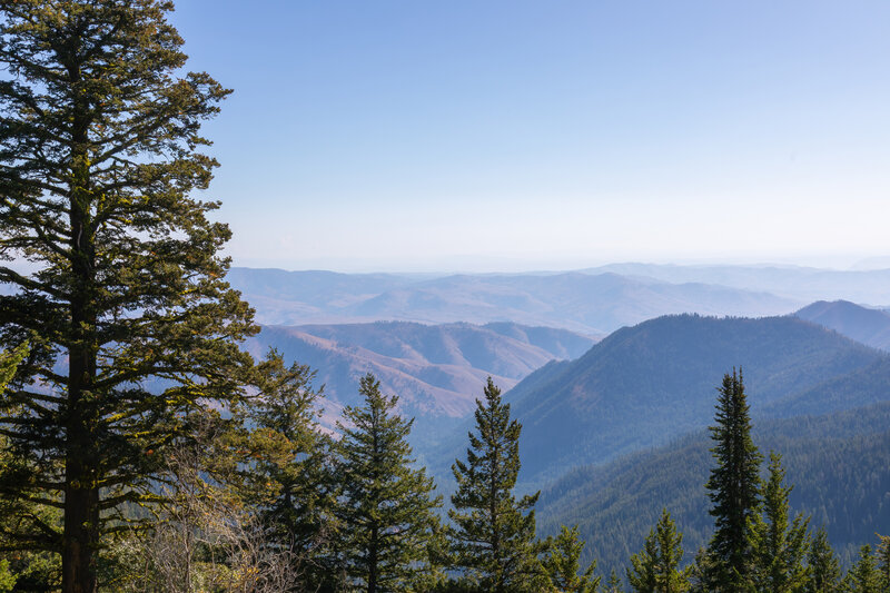 View towards the Methow River Valley.