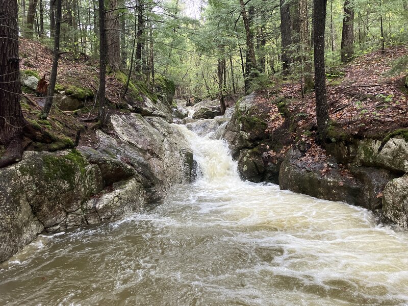 Waterfall off Mount Meader Trail.