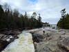 The long cascade of the first waterfall near Highway 17.