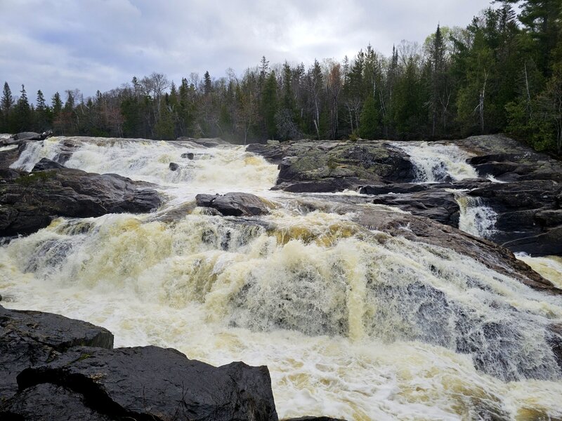 The main section of the first waterfall.