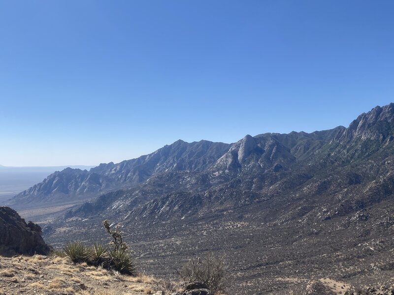 Looking southeast from Baylor Peak.