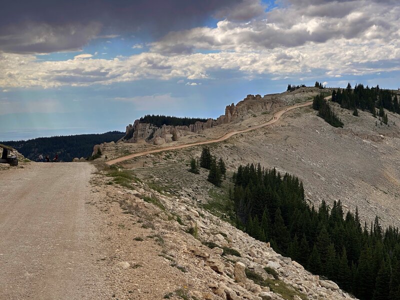 Menacing skies in the Bighorns high country.