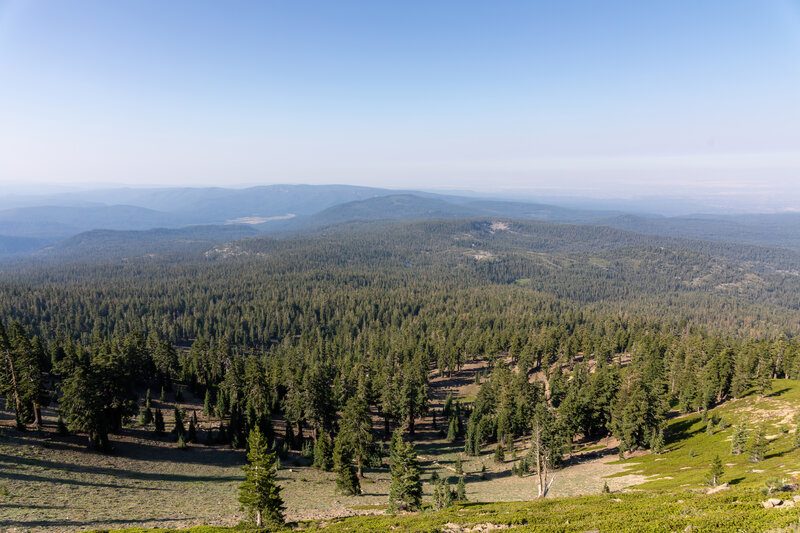 View to the southwest.