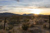 Sunrise over Anza-Borrego Desert State Park.