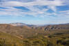 Flatter terrain after crossing Mason Valley Truck Trail.