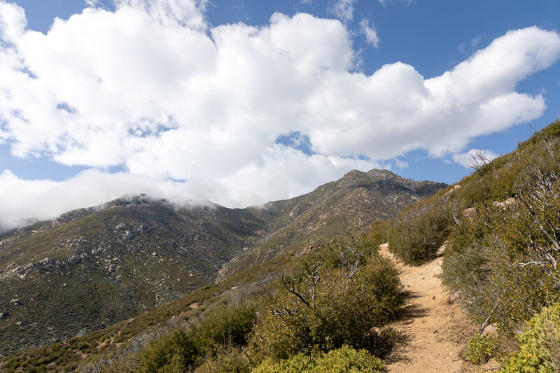 Clouds above Spitler Peak